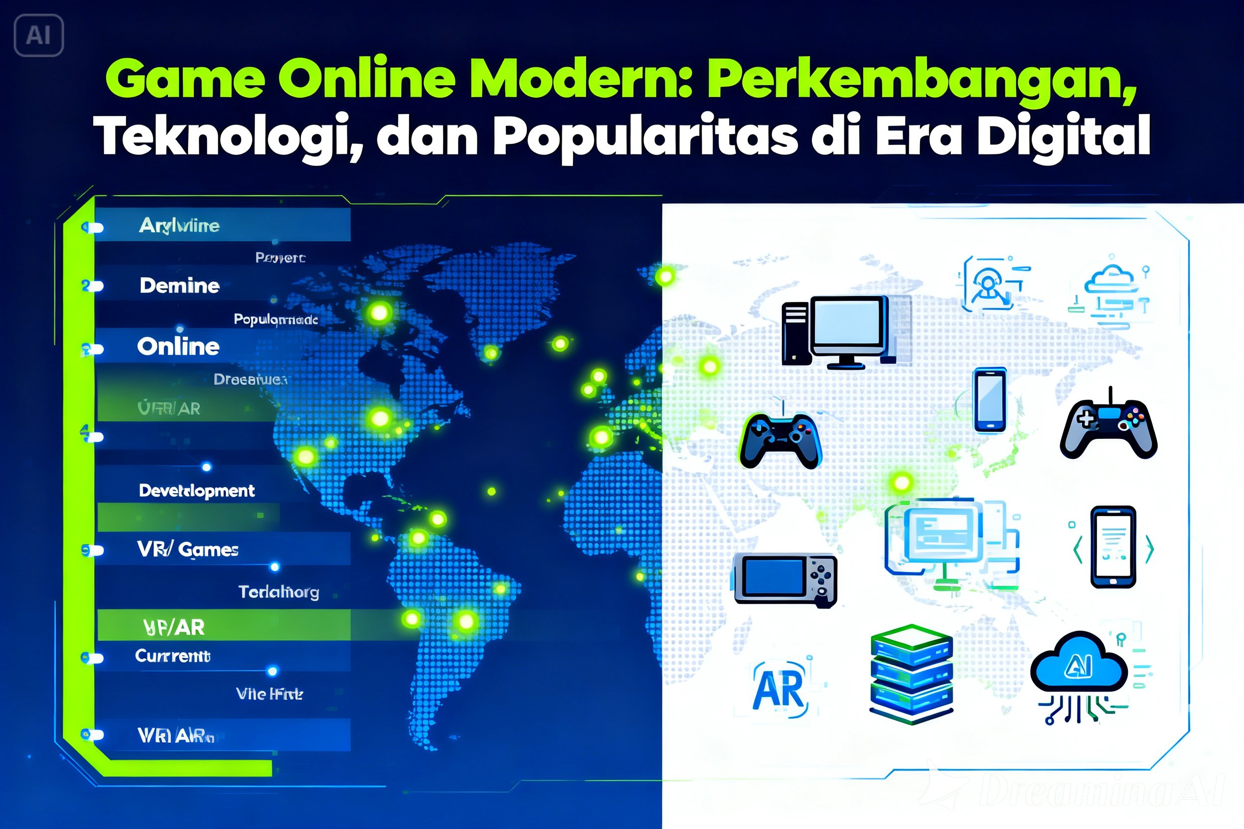 perkembangan game online modern di era digital