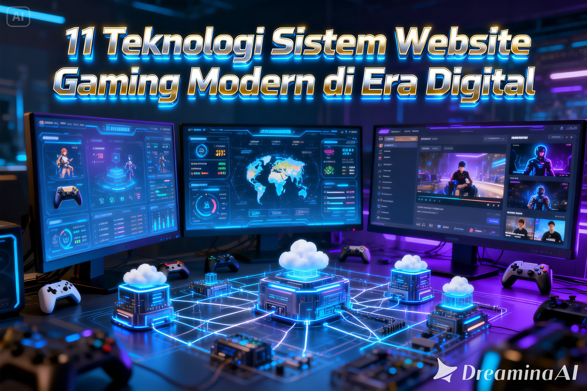 sistem website gaming modern dalam industri digital